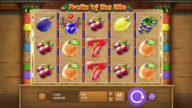 Игровой автомат Fruits Of The Nile 3